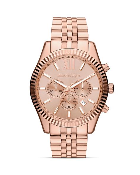 rose gold watch by michael kors|rose gold mk watch men.